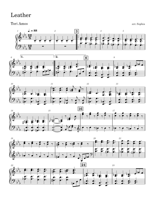 Leather – Tori Amos