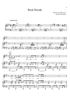 Play Official version of Rock steady Sheet Music by Aretha