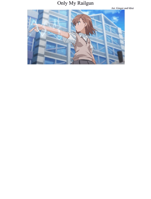 Only My Railgun for Orchestra (Request)