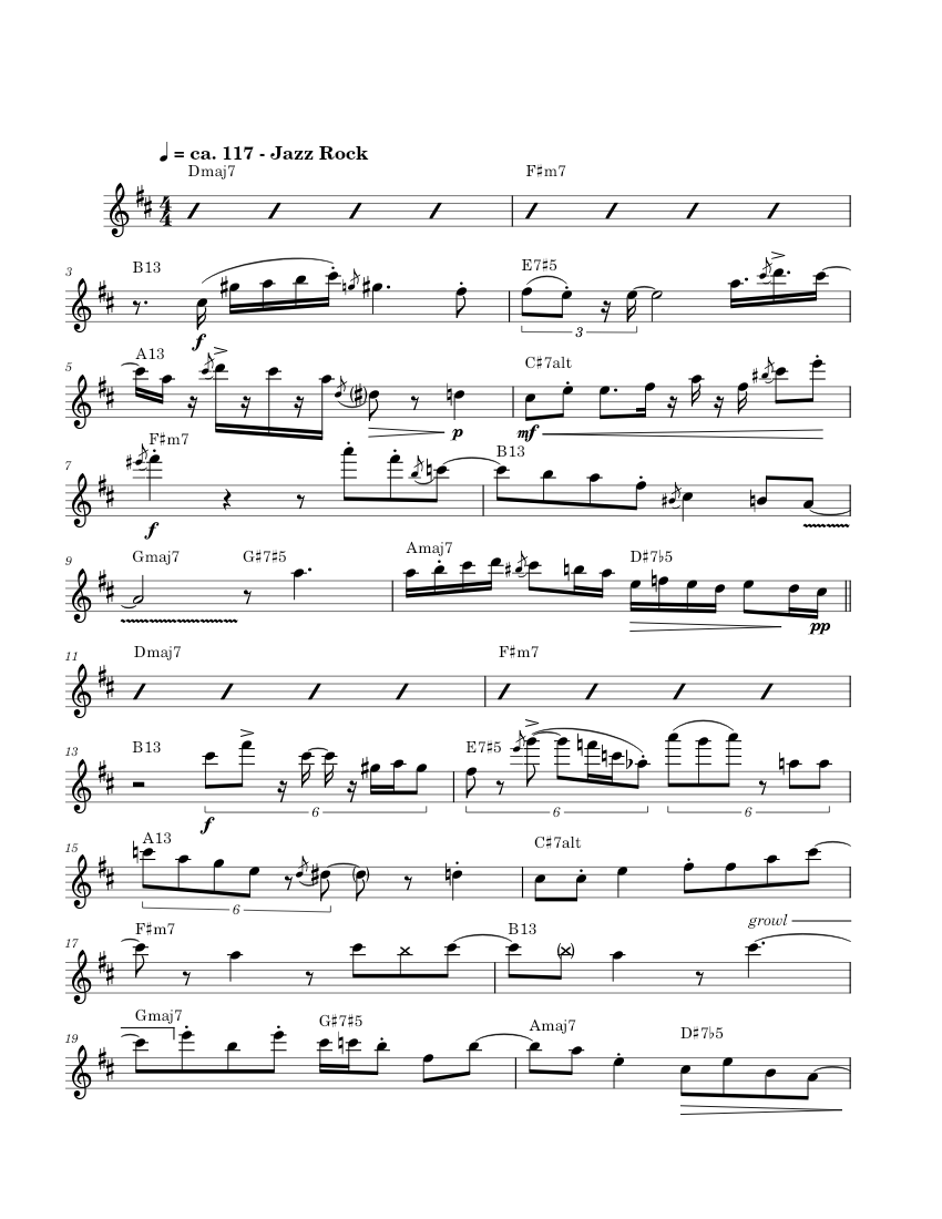 Deacon Blues Sheet music for Saxophone tenor (Solo)