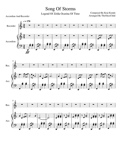 Song Of Storms