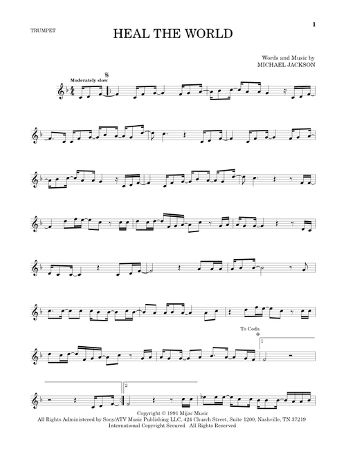 Heal The World - Michael Jackson (Trumpet Solo)
