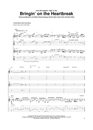 Play Official version of Animal sheet music by Def Leppard Play Official version of Animal sheet music by Def Leppard