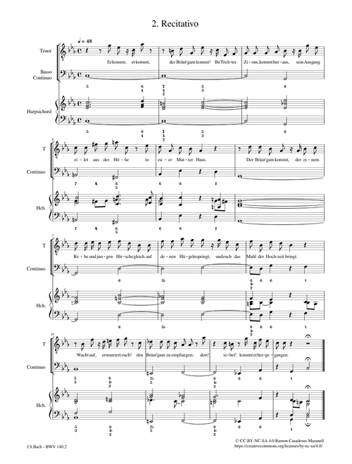 Wachet auf, ruft uns die Stimme, BWV 140 – Johann Sebastian Bach Wachet auf, ruft uns die Stimme, BWV 140 / Mvt. 2 – Johann Sebastian Bach BWV 140.2