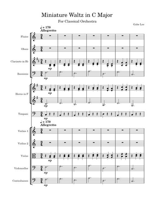 Miniature Waltz in C Major – gabeplee