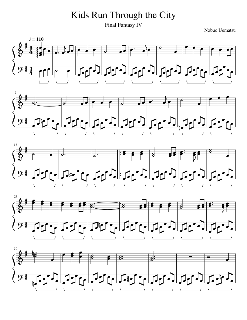楽譜  エコーズ  WELCOME TO THE LOST CHILD CLUB Play Official version of I Miss The Music Sheet Music by