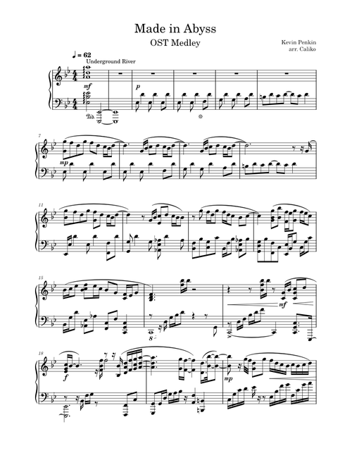 Made in Abyss OST Piano Medley