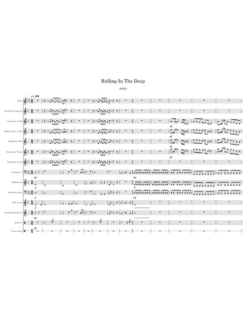 Rolling in the deep – Adele