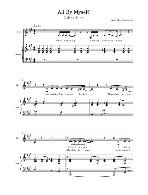 All by myself – Celine Dion