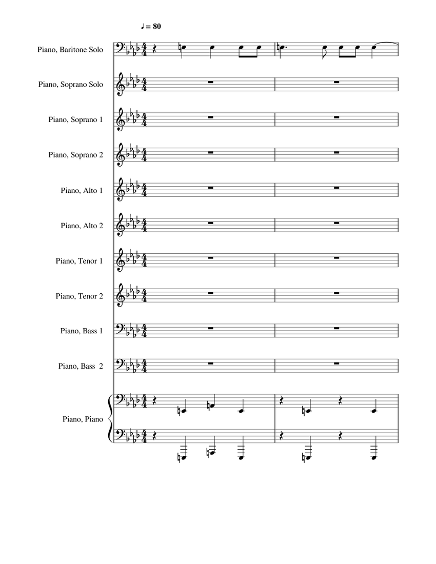 Vaughan williams dona nobis pacem v corrected sheet music for piano