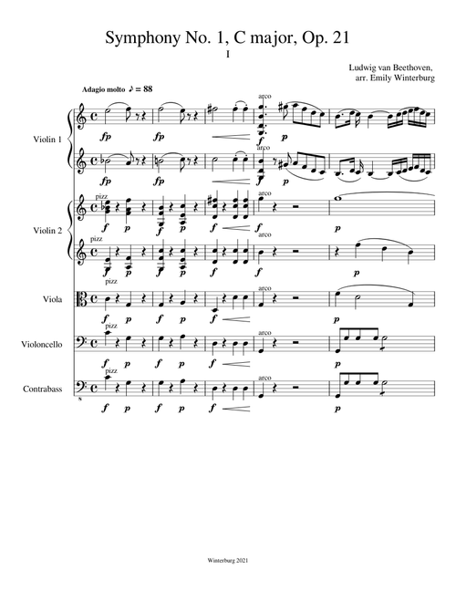 Symphony No.1, Op.21 – Ludwig van Beethoven