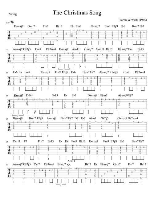 The Christmas Song - Chord Melody