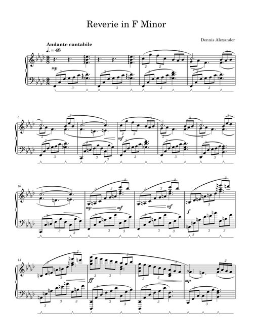 Reverie in F Minor – Dennis Alexander