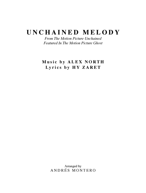 Unchained Melody (Arr. Andrés Montero) - The Righteous Brothers (Large Ensemble)