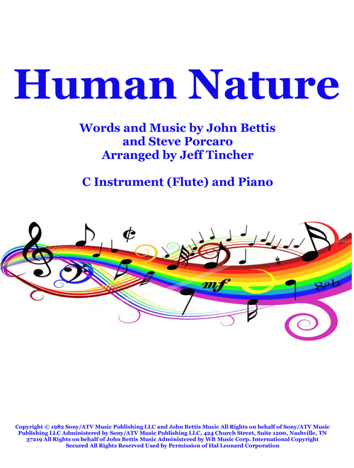Human Nature (Arr. Jeff Tincher) - Michael Jackson (Flute and Piano)
