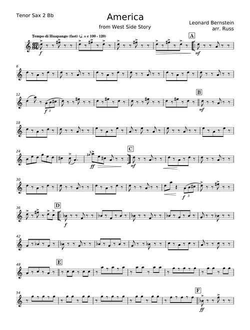 America - Leonard Bernstein