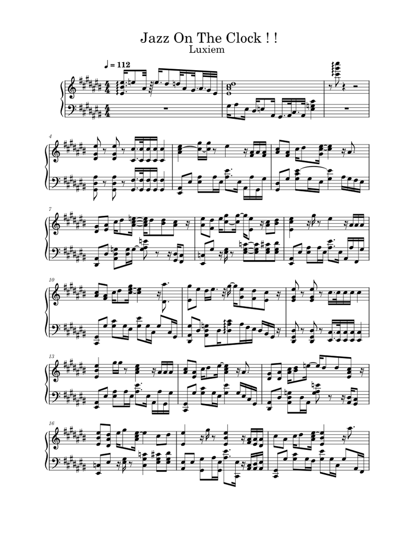 Jazz On The The Clock ! ! Luxiem 2nd singleNIJISANJI EN Chiba Nyan