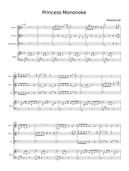 Mononoke Hime (Princess Mononoke) - Joe Hisaishi