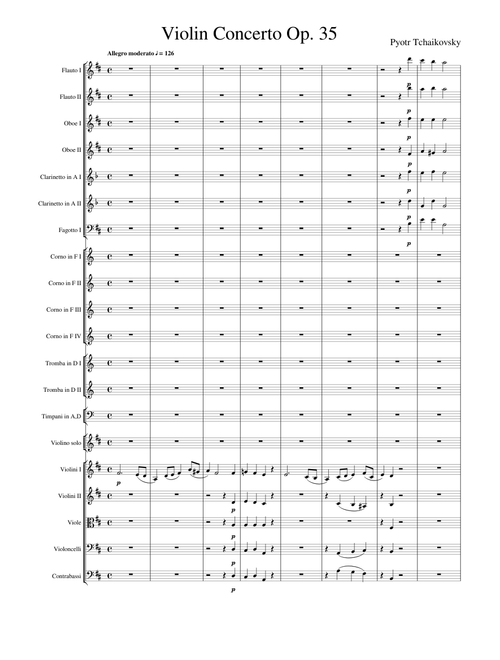Pyotr Tchaikovsky - Violin Concerto Op. 35