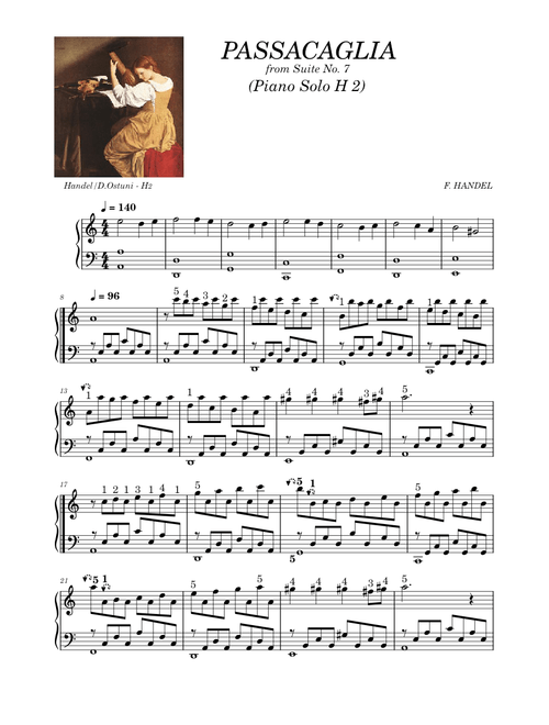 Passacaglia - F. Handel Arr. H.2