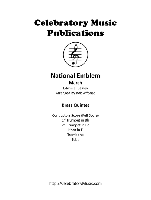 National Emblem March (Arr. Bob Affonso) - Edwin E. Bagley (Brass Ensemble)