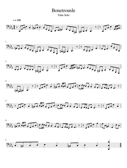 Bonetrousle-Tuba