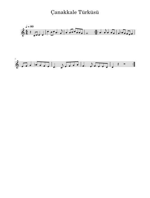 Çanakkale Türküsü – Turkey Folk Song
