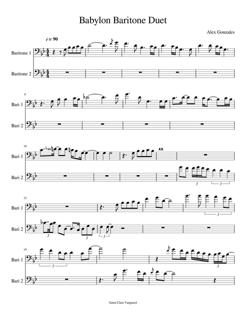 Babylon Baritone Duet