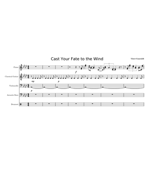 Cast Your Fate to the Wind – Vince Guaraldi