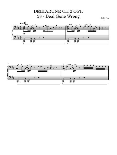 DELTARUNE CH 2 OST: 38 - Deal Gone Wrong