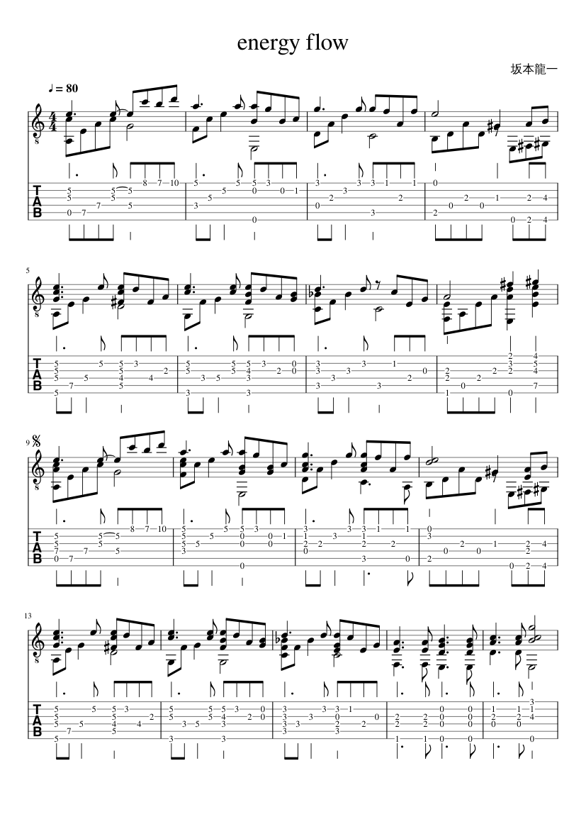 ryuichi sakamoto guitar