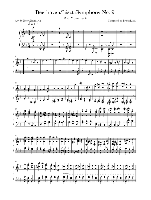 クラシック LISZT The Early Beethoven Transcriptions Beethoven-Liszt - Symphony No. 9, Op. 125 (Sheet Music