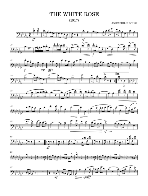 The White Rose March – John Philip Sousa