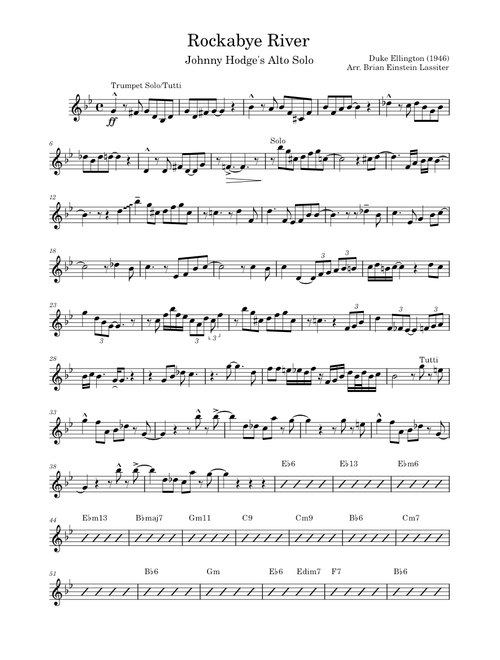 Rockabye River - Alto 1