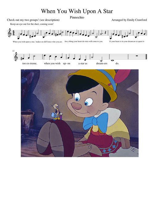 When You Wish Upon A Star-Pinnochio