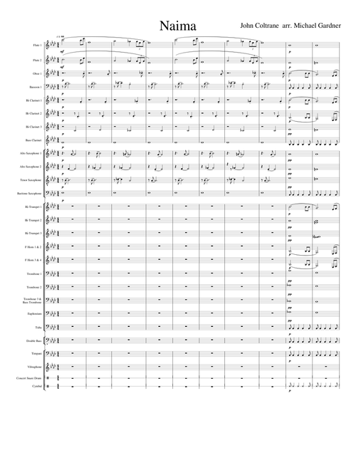 Naima Full Score