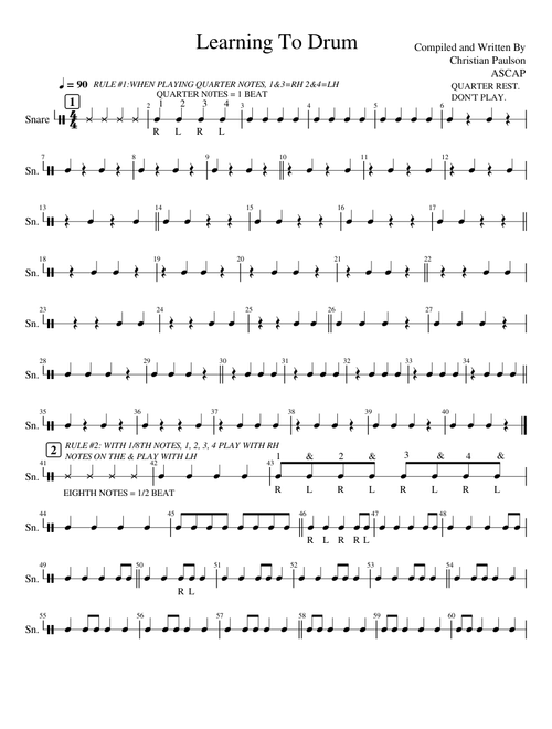 Learning To Drum-Christian Paulson