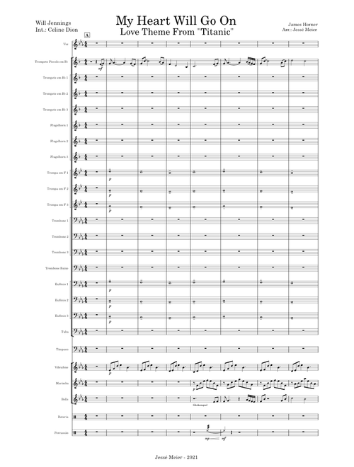 My heart will go on – Celine Dion - Solo and Brass Band