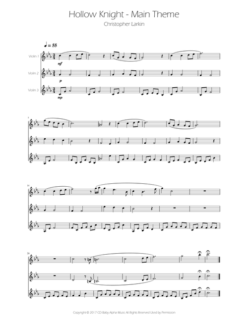 Hollow Knight (Arr. Ygor Nunes Silva) - Christopher Larkin (String Ensemble)