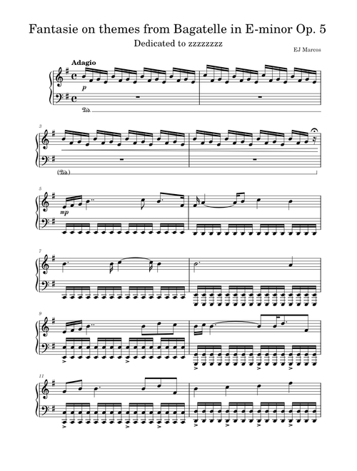 Fantasie in E-minor