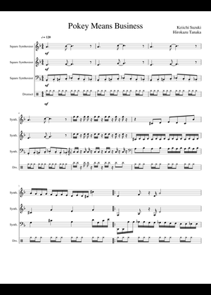 Earthbound - pokey means business – Misc Computer Games Sheet Music for ...