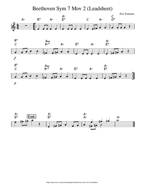 Symphony No. 7 In A Major, Second Movement (Allegretto) – Ludwig Van Beethoven