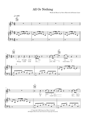 Free Small Faces sheet music | Download PDF or print on MuseScore.com