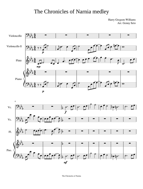 The Chronicles of Narnia medley