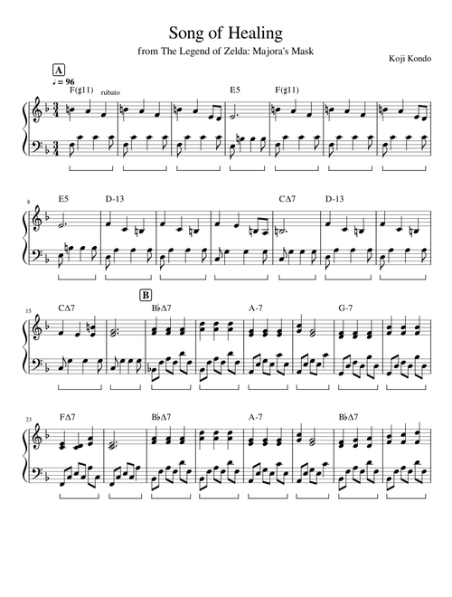 The Legend of Zelda: Majora's Mask - Song of Healing