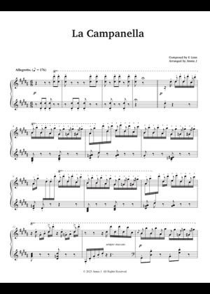 La Campanella – Franz Lizst La Campanella（ラ・カンパネラ） Sheet