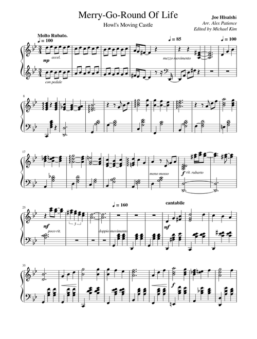 llica,MasterOfPuppets,bandscore楽譜 NieR Gestalt & RepliCant - Song of the ancients Piano Sheet
