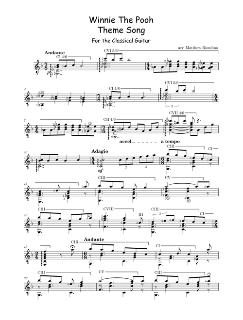 Winnie The Pooh (from The Many Adventures Of Winnie The Pooh) – Sherman Brothers