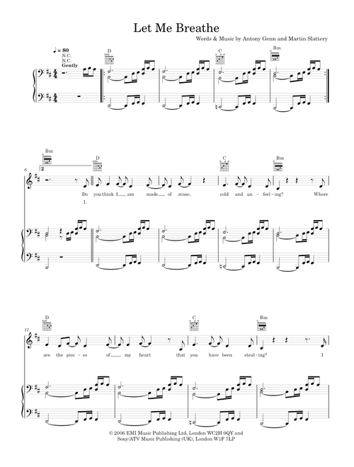 Let Me Breathe - The Twilight Hours (Piano-Voice-Guitar)