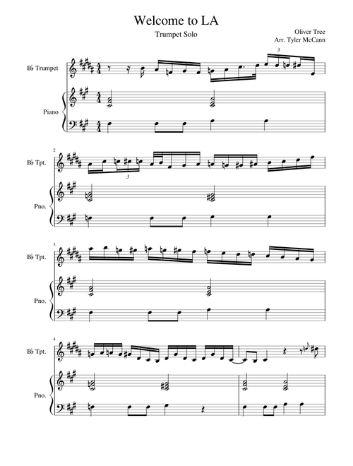 Welcome to LA Trumpet Solo